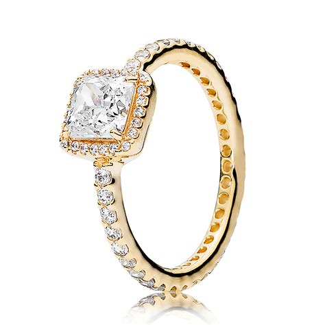 pandora jewelry gold rings